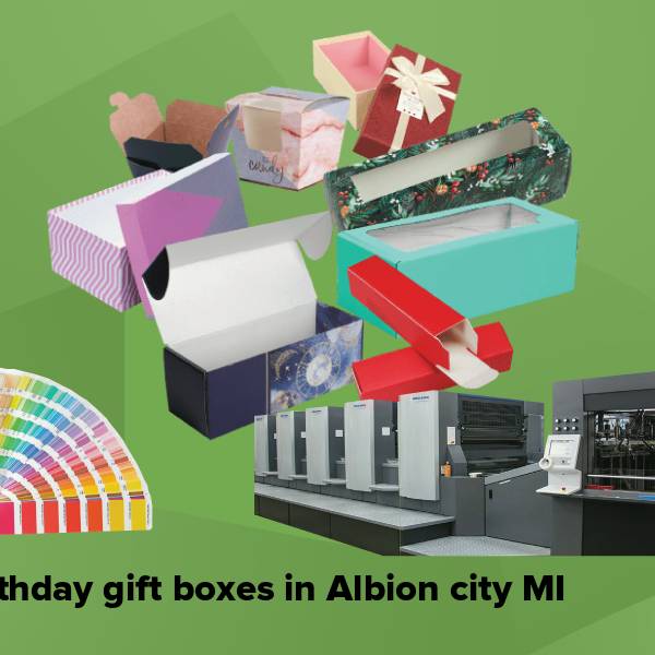 Birthday gift boxes in albion city mi