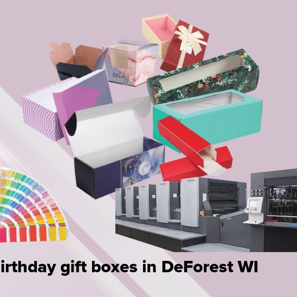 Birthday gift boxes in deforest wi