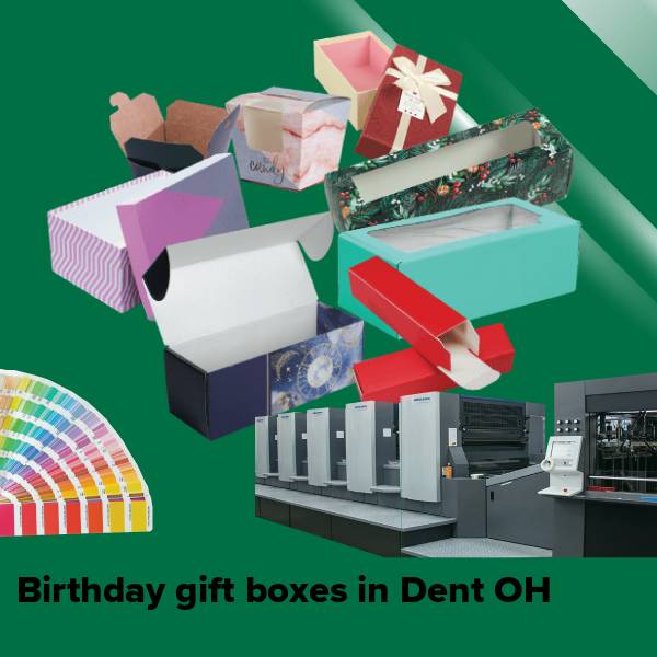 Birthday gift boxes in dent oh