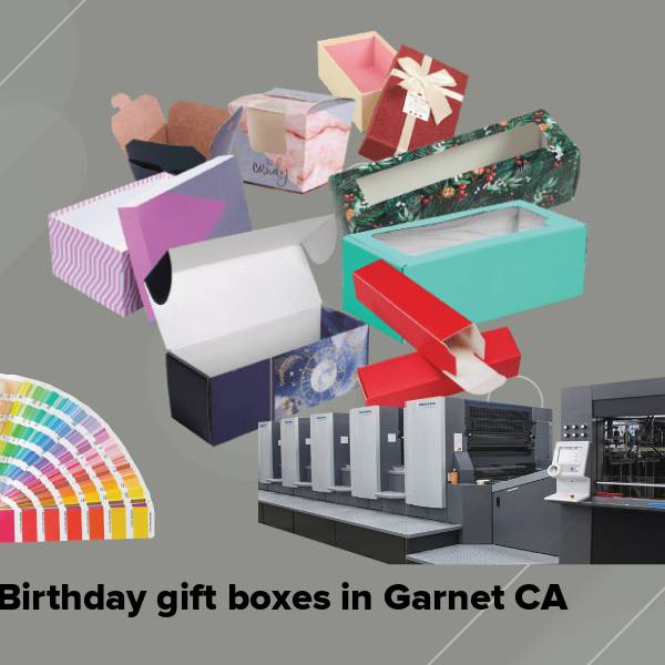 Birthday gift boxes in garnet ca