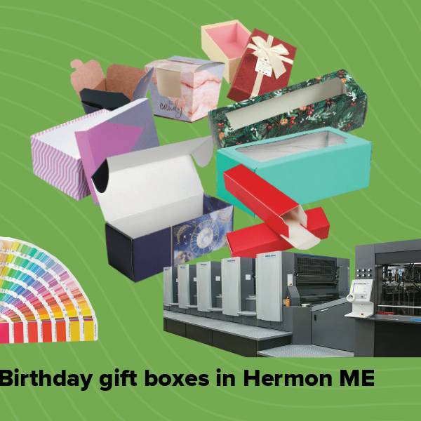 Birthday gift boxes in hermon me