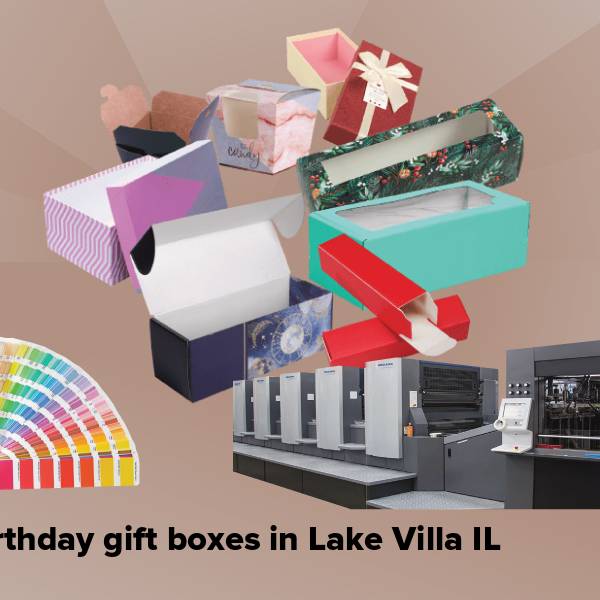 Birthday gift boxes in lake villa il
