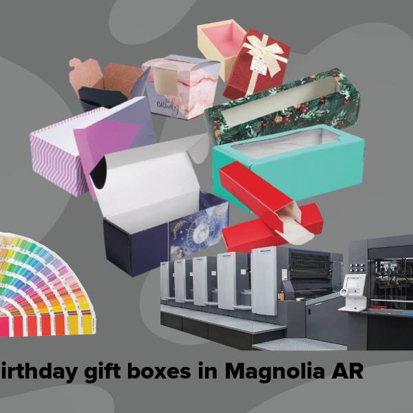 Birthday gift boxes in magnolia ar