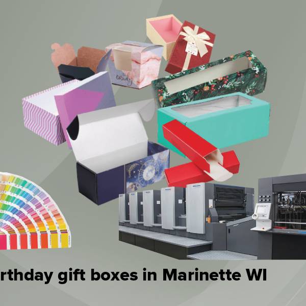 Birthday gift boxes in marinette wi