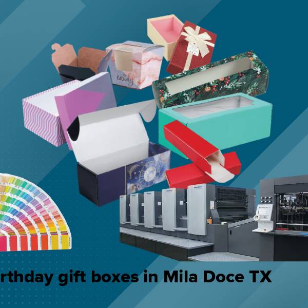 Birthday gift boxes in mila doce tx
