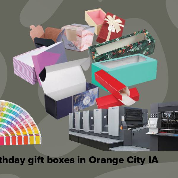 Birthday gift boxes in orange city ia