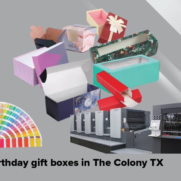 Birthday gift boxes in the colony tx