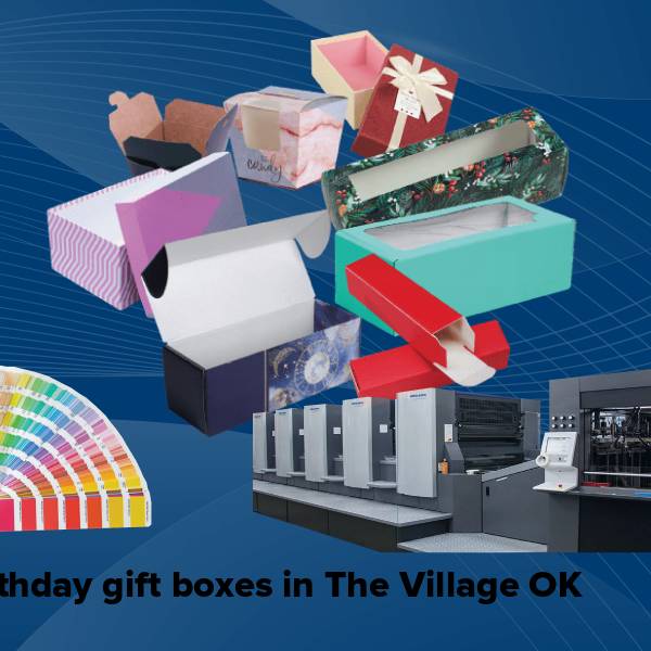 Birthday gift boxes in the village ok