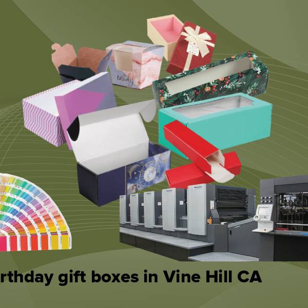 Birthday gift boxes in vine hill ca