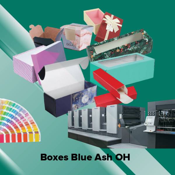 Boxes blue ash oh