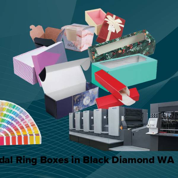 Bridal ring boxes in black diamond wa