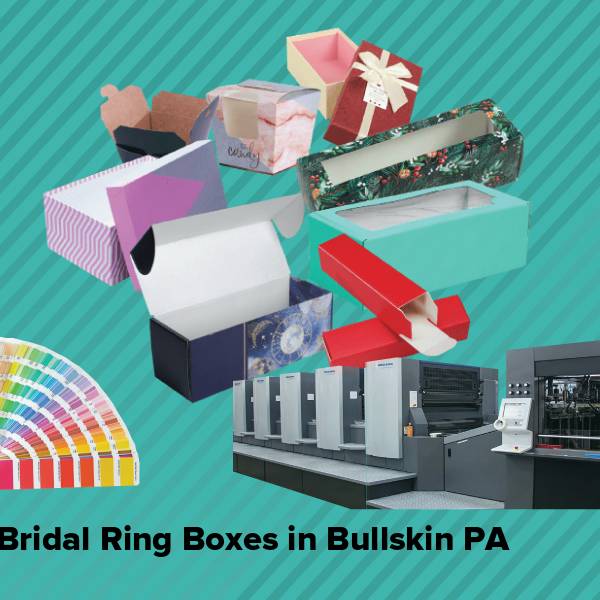 Bridal ring boxes in bullskin pa