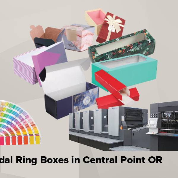 Bridal ring boxes in central point or