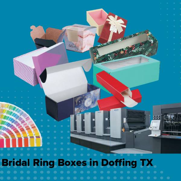 Bridal ring boxes in doffing tx