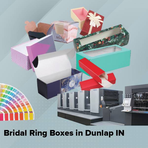 Bridal ring boxes in dunlap in