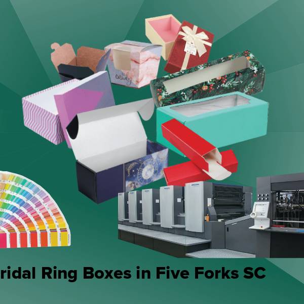 Bridal ring boxes in five forks sc