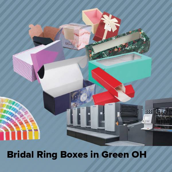 Bridal ring boxes in green oh