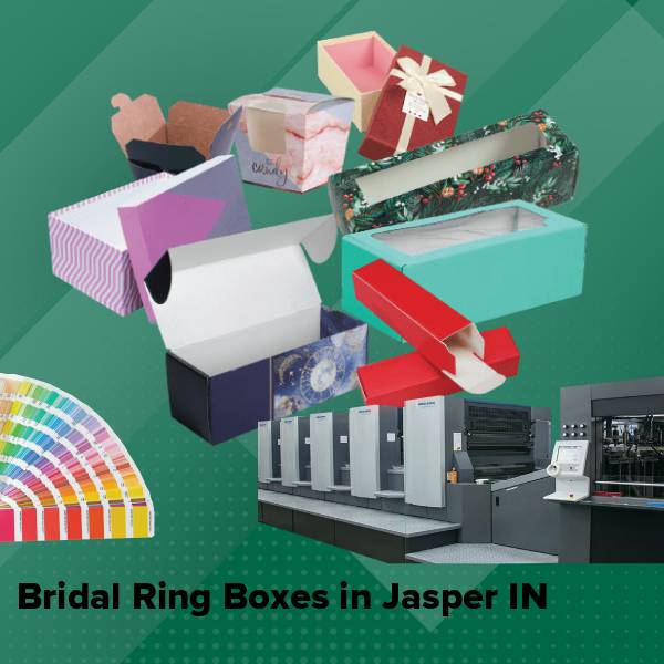 Bridal ring boxes in jasper in