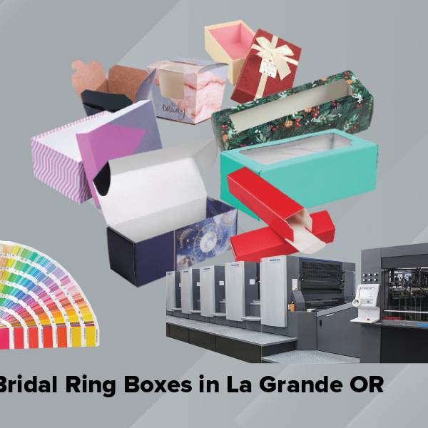 Bridal ring boxes in la grande or