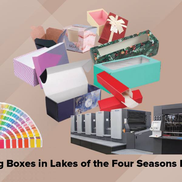 Bridal ring boxes in lakes of the four seasons in