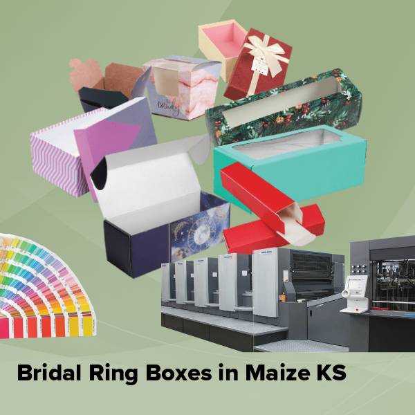 Bridal ring boxes in maize ks