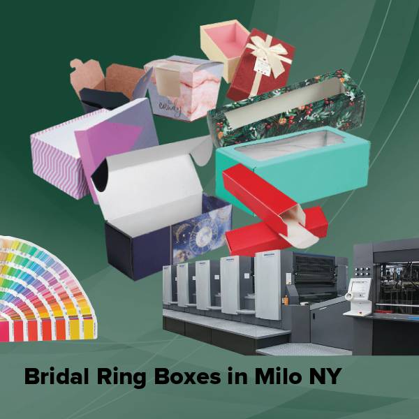 Bridal ring boxes in milo ny