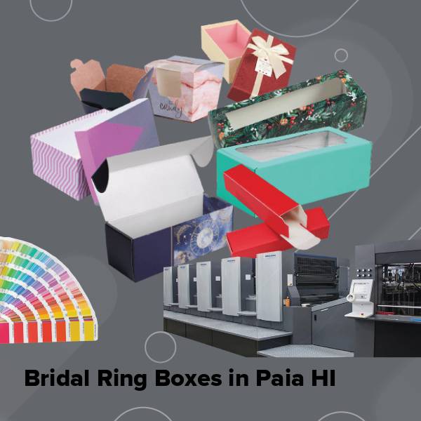Bridal ring boxes in paia hi