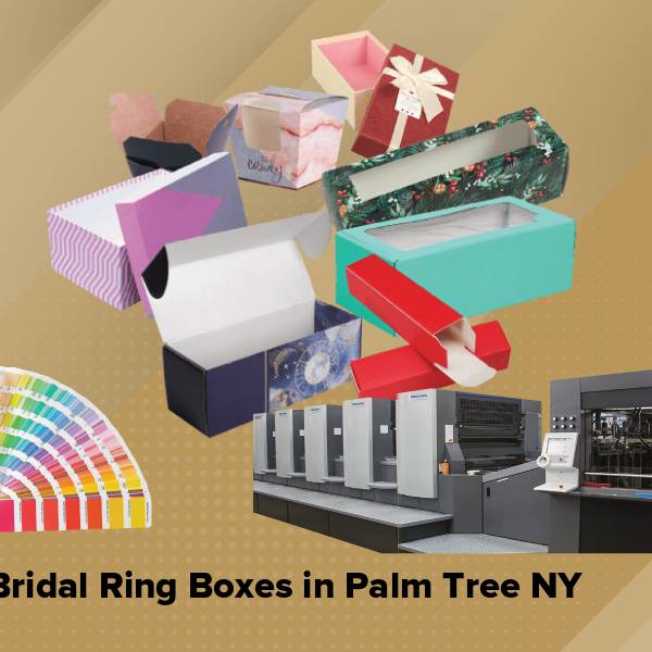 Bridal ring boxes in palm tree ny