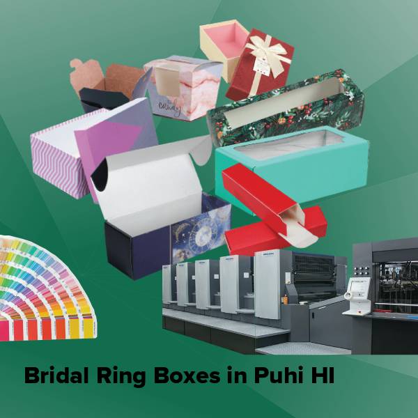 Bridal ring boxes in puhi hi