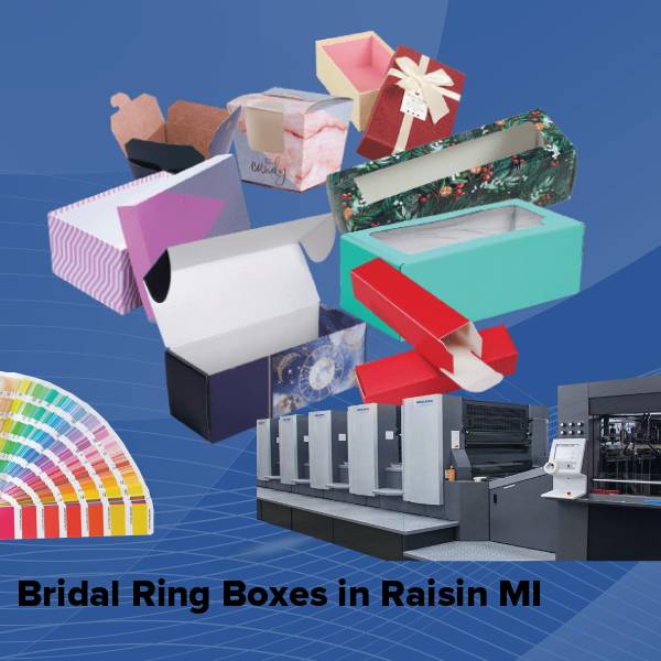 Bridal ring boxes in raisin mi