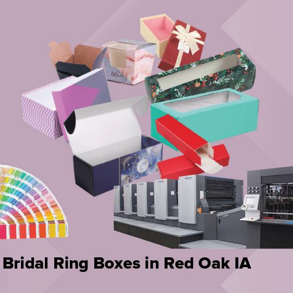 Bridal ring boxes in red oak ia
