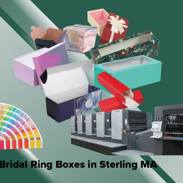 Bridal ring boxes in sterling ma