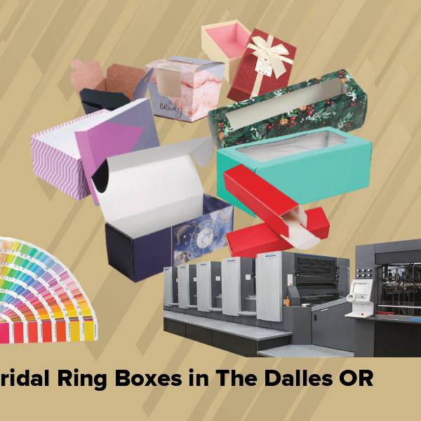 Bridal ring boxes in the dalles or