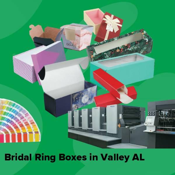 Bridal ring boxes in valley al