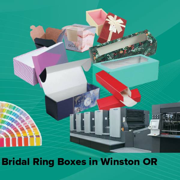 Bridal ring boxes in winston or