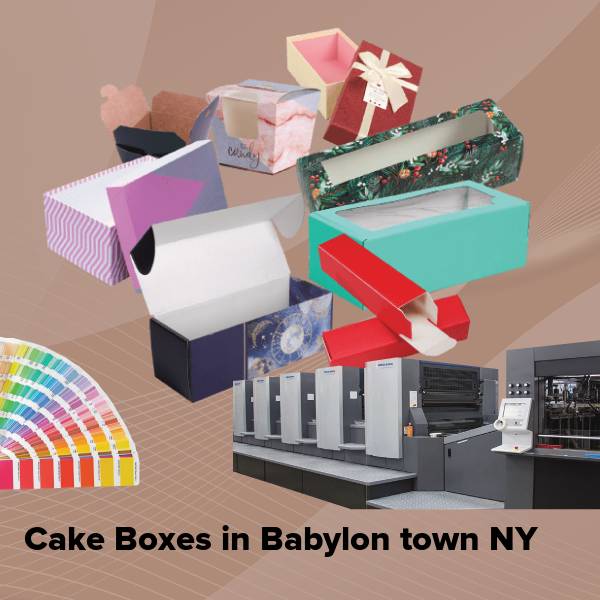 Cake boxes in babylon town ny