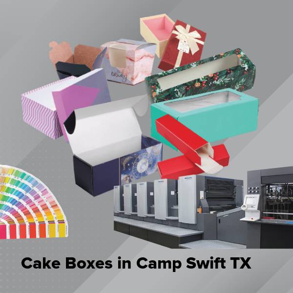 Cake boxes in camp swift tx