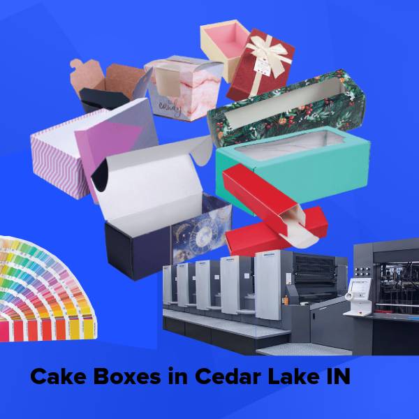 Cake boxes in cedar lake in