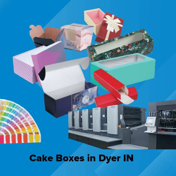 Cake boxes in dyer in