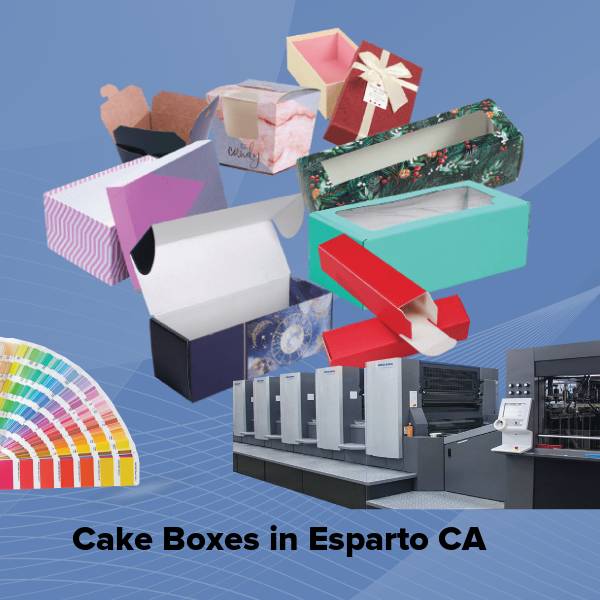 Cake boxes in esparto ca