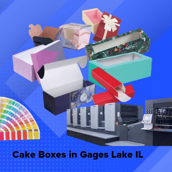 Cake boxes in gages lake il