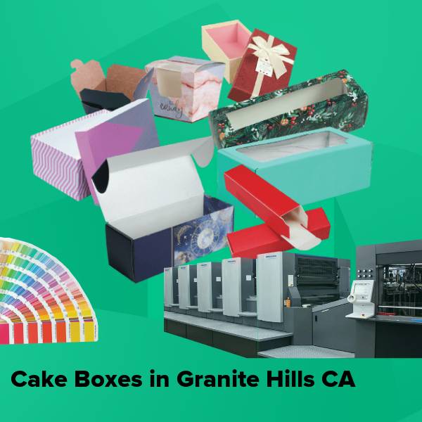 Cake boxes in granite hills ca