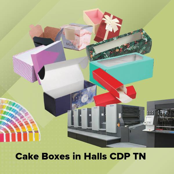 Cake boxes in halls cdp tn