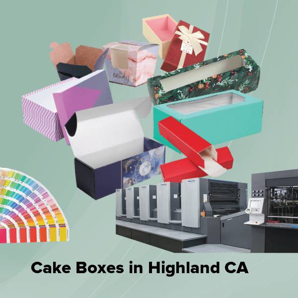Cake boxes in highland ca