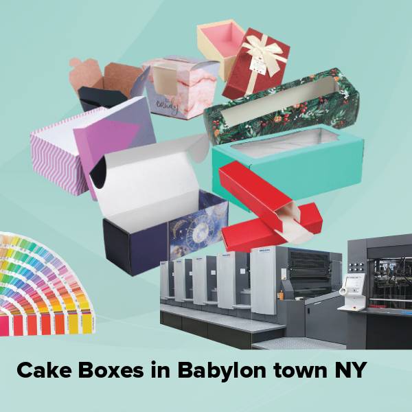 Cake boxes in babylon town ny