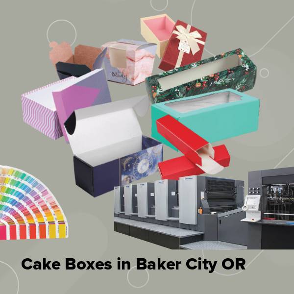 Cake boxes in baker city or