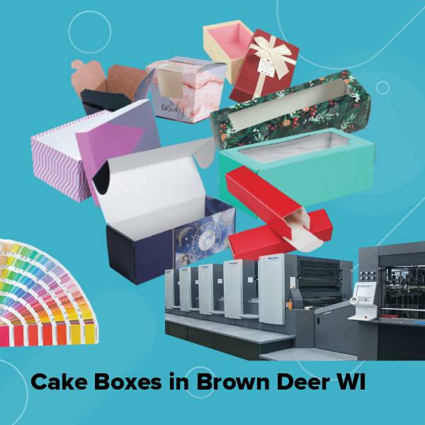 Cake boxes in brown deer wi