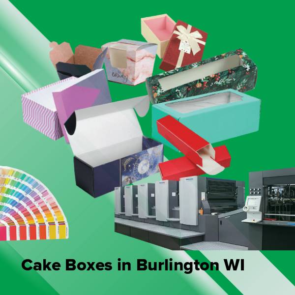 Cake boxes in burlington wi