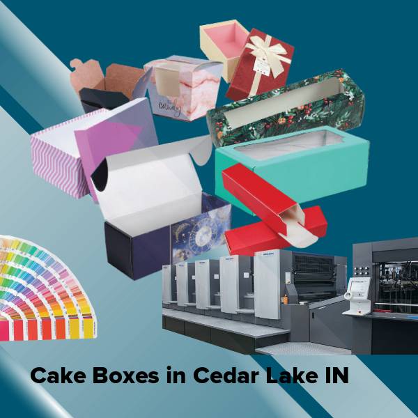 Cake boxes in cedar lake in