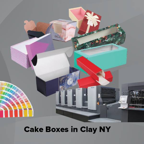 Cake boxes in clay ny